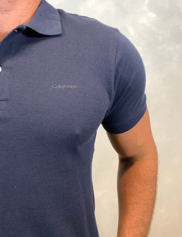 Camisa Polo Azul - B-3543 - Image 2