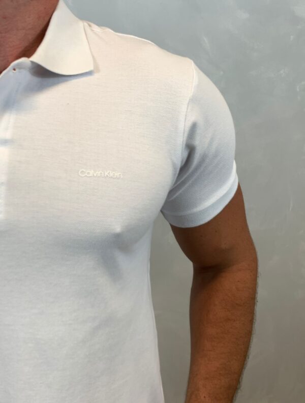 Camisa Polo Calvin Klein Branca
