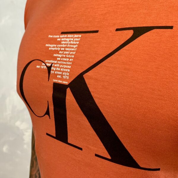 Camiseta Calvin Klein Laranja