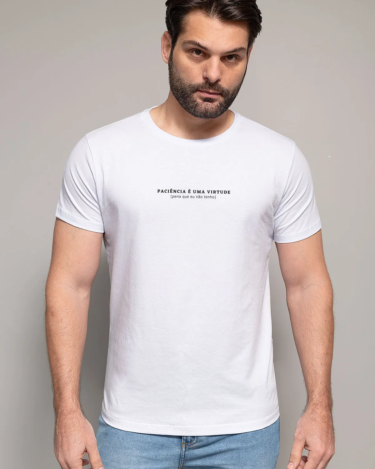 Camiseta Masculina Fraseada
