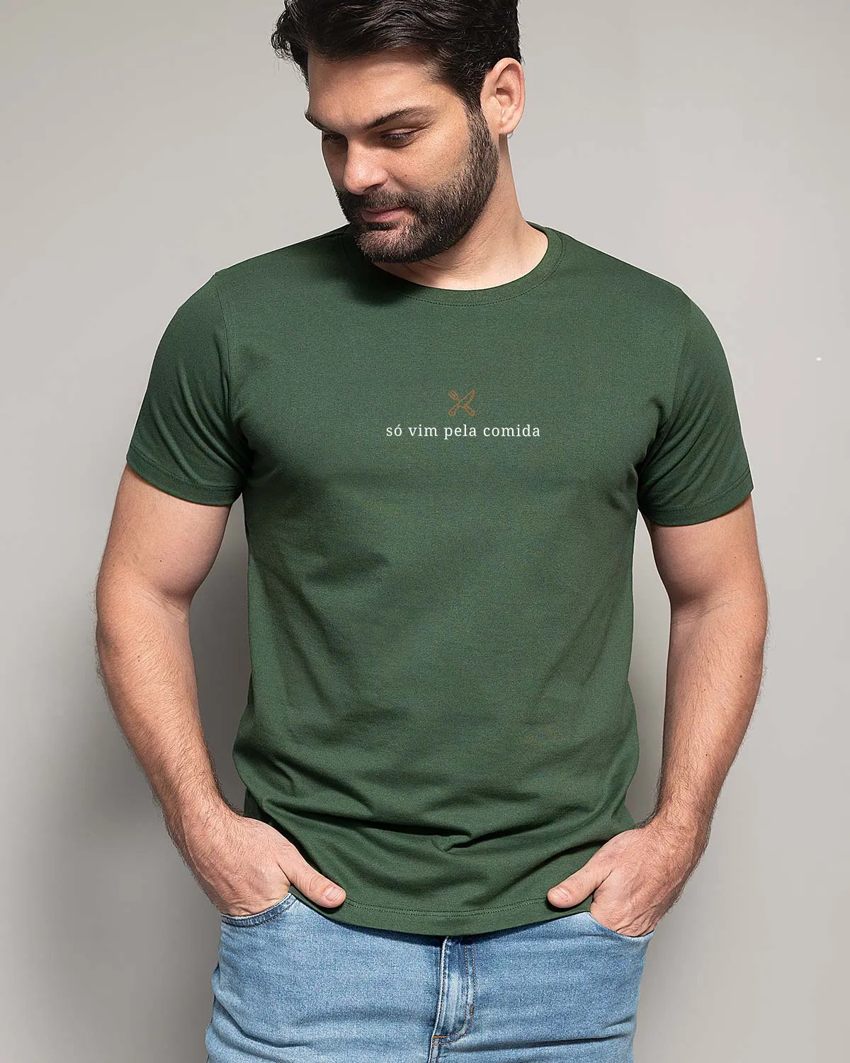 Camiseta Masculina Fraseada M - Image 3